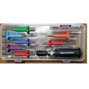 Bộ tô vít đóng và mũi vít tháo vít gãy Anex No.1903-NS1