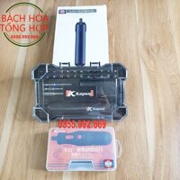 Bộ tô vít dùng pin. Bộ tua vít đa năng sửa đồ dùng pin chính hãng KAPUSI nhiều đầu vít, pin sạc cao cấp cổng type C
