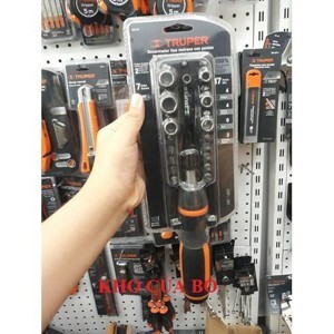 Bộ tô vít đuôi lục giác 1/4in và 17 chi tiết Truper 18222 JDM-24