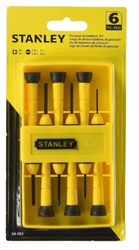 Bộ tô vít sửa chữa đồng hồ Stanley 66-052, 6 chiếc