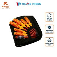Bộ Tô Vít, Tua Vít Đa Năng 7 Món Kapusi Nhật Bản Cao Cấp K-9201, Tuốt Nơ Vít Điện Chuyên Dụng Cho Thợ Điện Bảo Hành 12