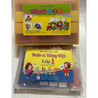 Bộ Toán và Tiếng Việt lớp 1 có kèm hình khối theo thông tư 37 của BGD&ĐT. ( Đ A)