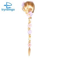 Bộ Tóc Giả Bím Tóc Giả Công Chúa Có Hoa Tóc Giả Cho Bé Gái Trình Diễn Trẻ Em Cos