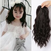 Bộ Tóc Giả Có Mái Bằng Sợi Tổng Hợp Dành Cho Bé Gái