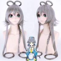 Bộ tóc giả dài cosplay Luo Tianyi (Lạc Thiên Ỷ) VOCALOID Trung Quốc