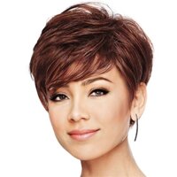 Bộ Tóc Giả Ngắn Mái Ngang Thời Trang Cho Nữ