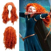 Bộ Tóc Giả Xoăn Hóa Trang Công Chúa Pixar Brave Merida