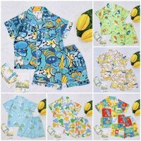BỘ TOLE PIJAMA BÉ TRAI SIZE 8 ( 31-35KG ) - Hàng Thiết Kế , May Kĩ