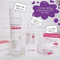 Bộ toner (nước hoa hồng) huyết thanh và kem dưỡng trắng da glutathione 700 7 day whitening program - MÈO BEAUTY