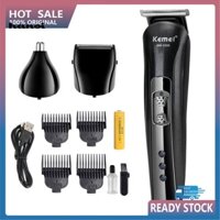 Bộ Tông Đơ Cắt Tóc / Cạo Râu / Râu 3 Trong 1 Sạc usb Không Dây Cho Nam