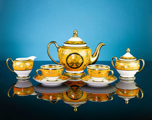 Bộ trà 1.3 L – Hoàng cung – Hoàng Bào (sen)