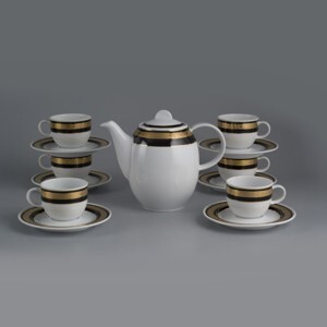 Bộ trà 1.3 L Sago Hoa Hồng Đen khắc nổi 01130139103