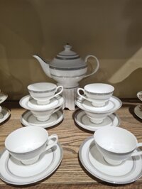 Bộ trà bạch kim anh