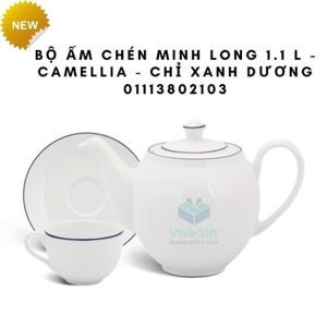 Bộ Trà Camellia Chỉ Xanh Dương 1.1L