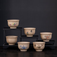 [Bộ Trà Siêu Tiết Kiệm] Phong Cách Trung Hoa Retro Kung Fu Trà Trà Cốc Master Cup Đơn Bộ Đồ Đá Cốc Trà Trà Trà Hoài Cổ Cốc Trà X3VP