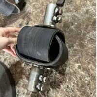 Bố trái bí khớp nối tiếp láp inox 304 nối 2 đầu trục phi 34 lắp guồng quạt nước có ốc cấy inox 304 dầy
