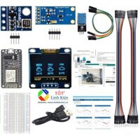 Bộ Trạm Thời Tiết Kit Wifi ESP8266 -  Bộ Kit Học Tập Trạm Khí Tượng STEM Arduino IDE IoT Weather Station Starter Kit