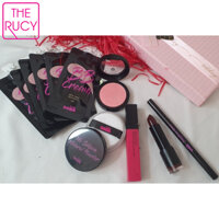 Bộ trang điểm BL7 The Rucy Hàn Quốc 6 món kem nền +chì+ phấn phủ+ phấn mắt+ son dưỡng và son lì