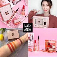 Bộ trang điểm Mack Andy 3in1 siêu đẹp  ( Gồm 1 cây son 1 kẻ mắt 1 bảng màu mắt)