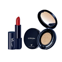 Bộ trang điểm Phấn nước kiềm dầu và Son lì Its well Plus - 03 Đỏ