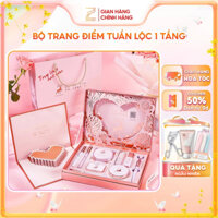 Bộ Trang Điểm Tuần Lộc Cao Cấp- Set Makeup Đầy Đủ Son Phấn- Quà Tặng 8/3, Sinh Nhật Bạn Gái Kèm Túi Và Thiệp Xinh