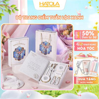 Bộ Trang Điểm Tuần Lộc Xanh Cao Cấp- Set Makeup Đầy Đủ Son Phấn- Quà Tặng 8/3, Sinh Nhật Bạn Gái Kèm Túi Và Thiệp Xinh