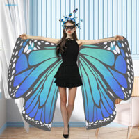 Bộ trang phục hóa trang Bu Bộ trang phục bướm Bộ áo choàng nữ Bộ trang phục bướm 3 mảnh dành cho nữ Hoàn hảo cho các bữa tiệc lễ hội và các sự kiện váy lạ mắt bao gồm dành cho người lớn
