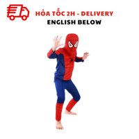 Bộ Trang Phục Hóa Trang Người Nhện Cho Bé Trai - Spiderman Cosplay Costume For Boys TPHT50