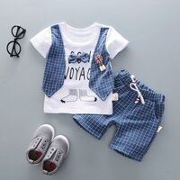Bộ Trang Phục Thể Thao 2 Món Gồm Áo Thun Cotton Và Quần Short Thời Trang Mùa Hè Mới Cho Bé Trai Và Bé Gái
