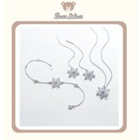 Bộ trang sức bạc nữ đính đá Spinel