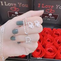 bộ trang sức bạc nữ sang chảnh