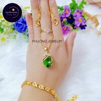 Bộ trang sức đá xanh