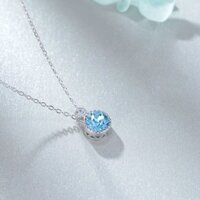 Bộ trang sức Đại Dương, bạc Ý cao cấp s925  pha lê Swarovski