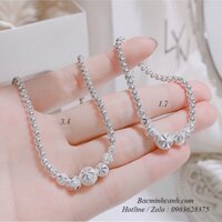 Bộ trang sức dây chuyền lắc tay bi cát cho bé BTS059