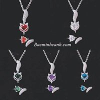 Bộ trang sức Hồ Ly bằng bạc BTS030