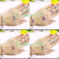 Bộ trang sức inox 4 món cỏ 3 lá may mắn ( có nhiều màu)