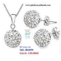 Bộ trang sức Inox hạt châu cực hot