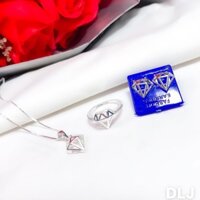 BỘ TRANG SỨC NỮ BẠC TA - DÂY CHUYỀN + NHẪN + BÔNG TAI[ GIÁ TỐT ]