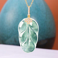 Bộ trang sức rỗng bằng bạc S925 |   Mặt dây chuyền toàn thân, khóa ngọc bích, mặt dây chuyền bạc, nút kẹp trang trí, khóa bạc ngọc bích sáp ong, khóa hình bầu dục