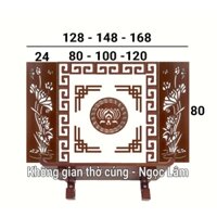 Bộ trang trí cho bàn thờ treo tường gỗ MDF Thái lõi xanh chống ẩm cao cấp