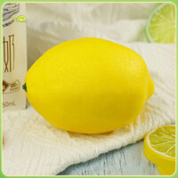 Bộ trang trí Fianao Trang trí giả 12 quả chanh vàng nhân tạo thực tế cho trang trí văn phòng tại nhà Bọt trái cây Trung tâm Đạo cụ chụp ảnh Làm mới không gian của bạn bằng chanh