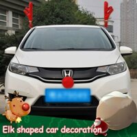 Bộ trang trí nóc xe hơi Giáng sinh Bộ trang trí nai sừng tấm Giáng sinh trang trí cửa sổ xe tuần lộc cho ô tô, xe tải, SUV