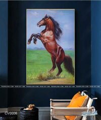 Bộ tranh Canvas ngựa phi   – CV0006