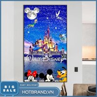 Bộ Tranh Đính Đá 5d diy Hình Chuột mickey disneyland Kích Thước 50x80cm