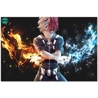 Bộ Tranh Đính Đá 5D Tự Làm Họa Tiết My Hero One 'S Justice 40x30cm Trang Trí Nội Thất