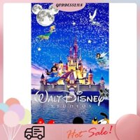 Bộ Tranh Đính Đá 5d Tự Làm Hình Chuột mickey disneyland 50x80cm 2.vn