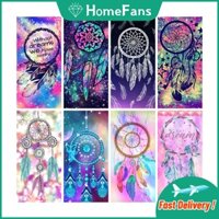 Bộ Tranh Đính Đá 5D Tự Làm 30x50cm Hình Dreamcatcher Trang Trí Nhà Cửa