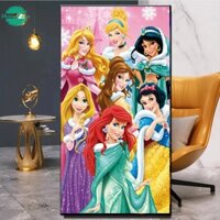 Bộ Tranh Đính Đá 5d Tự Làm Hình Công Chúa disney Trang Trí Nhà Cửa