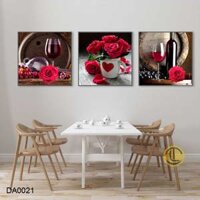 Bộ Tranh Hoa Hồng Và Rượu – DA0021