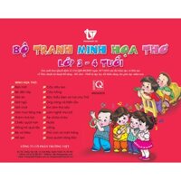 Bộ tranh minh họa thơ 3 - 4 tuổi